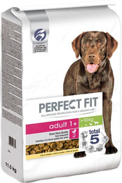 Produktbild von Perfect Fit Adult Trockenfutter für mittelgroße und große Hunde mit Huhn - 11,5 kg