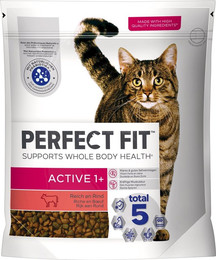 Produktbild von Perfect Fit Katze Active 1+ mit Rind - 1400 g