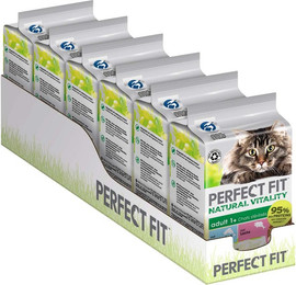 Produktbild von PERFECT FIT Katze Natural Vitality Adult 1+ mit Hochseefisch und Lachs - 36 x 50 g