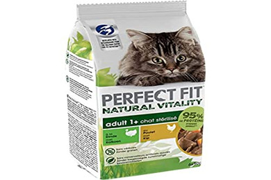 Produktbild von PERFECT FIT Natural Vitality Adult Nassfutter mit Huhn & Truthahn - 72 x 50 g