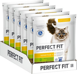 Perfect Fit PERFECT FIT™ Katze Beutel Sensitive 1+ mit Truthahn 6 x 750g, Trockenfutter für: Katze – Bild 1 von 5