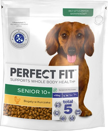 Produktbild von PERFECT FIT Senior 10+ Trockenfutter mit Huhn für kleine Rassen - 3 x 825 g
