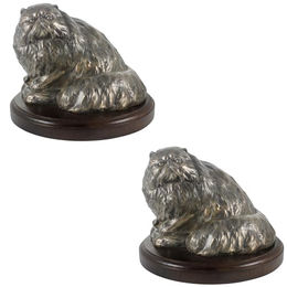 Persische Katzenfigur Statuette braun – Bild 1 von 9