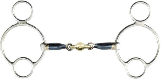 Produktbild von Pessoa-Gebiss für doppelt gebrochenes Pferd Premier Equine
