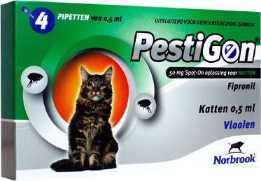 Pestigon Spot-On für Katzen - 4 x 0,5 ml – Bild 1 von 4