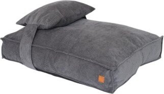 Produktbild von PET & Co. Pet & Co Hundebett Cordi Luxus grau/ grau L