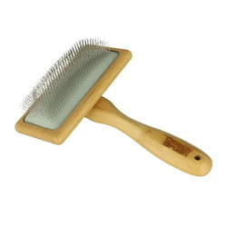 Produktbild von Pet-Joy Products Hundebürste The DoggyBrush Slicker Brush Bambus Größe L