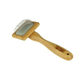 Produktbild von Pet-Joy Products Hundebürste The DoggyBrush Slicker Brush Bambus Größe S