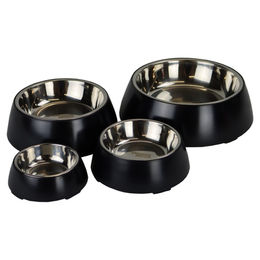 Produktbild von Pet-Joy Products Hundenapf DoggyBowl Metallic Black XL