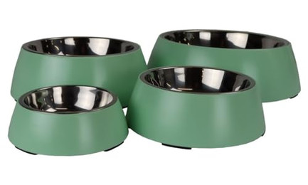Produktbild von Pet-Joy Products Hundenapf DoggyBowl Metallic Green XL