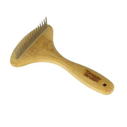 Produktbild von Pet-Joy Products Pflegekamm The DoggyBrush Curry Comb aus Bambus