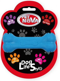 Produktbild von PET NOVA DOG LIFE STYLE Hundespielzeug Kauspielzeug Rindfleisch Geschmack 11cm Blau