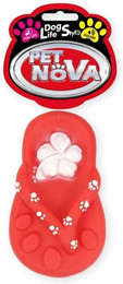 Produktbild von PET NOVA DOG LIFE STYLE Kauspielzeug "Flip-Flop" 15cm rot