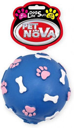 Produktbild von PET NOVA DOG LIFE STYLE PET NOVA DOG LIFE STYLE Kauspielzeug mit Pfoten Motiv 9cm blau