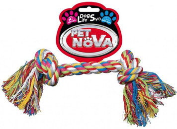 Produktbild von PET NOVA DOG LIFE STYLE Superdental Hundespielzeug, Baumwollseil 20cm