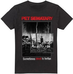 Produktbild von Pet Sematary T-Shirt Herren mit Katzen-Poster XL schwarz