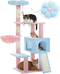 Produktbild von PETEPELA Kratzbaum Blumen-Kratzbaum für Katzen, Niedliches