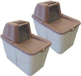 Produktbild von PETGARD 2er-Set Katzen-Klo Sofia Close mit Einstieg von oben