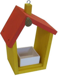 Produktbild von PETGARD Futterhaus Vogelhaus PICNIC Lärchenholz mit Keramiknapf