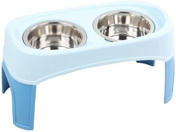 Produktbild von PETGARD Futterstation mit Edelstahlnäpfen 2 x 750 ml - 2 x 750 ml