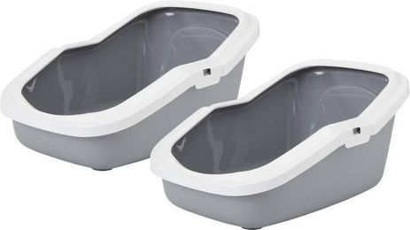 Produktbild von PETGARD Katzentoilette ASEO mit Rand 2er Sparpack