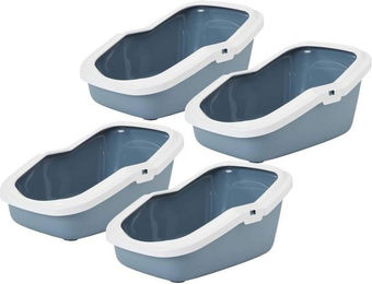 Produktbild von PETGARD Katzentoilette ASEO mit Rand blau-weiß