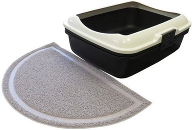 Produktbild von PETGARD Katzentoilette Denver mit Sieb und Vorlegematte