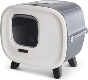 Produktbild von PETGARD Katzentoilette Designer-Retro mit Schwingklappe, Filter und Schublade