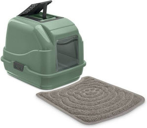 Produktbild von PETGARD Katzentoilette Easy Cat grün mit Vorlegematte