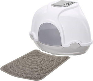 Produktbild von PETGARD Katzentoilette Ecktoilette mit Haube und Vorlegematte