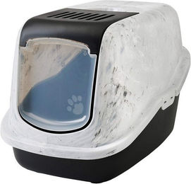 Produktbild von PETGARD Katzentoilette Haubentoilette in Marmor-Optik