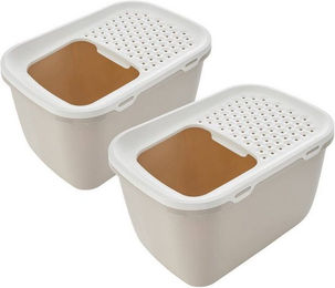 Produktbild von PETGARD Katzentoilette HOP IN Giant XXL mit Einstieg von oben 2er Set