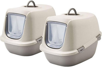 Produktbild von PETGARD Katzentoilette Leo Happy Planet 2er Sparpack