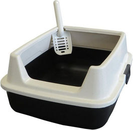 Produktbild von PETGARD Katzentoilette Marcello mit hohem Rand und Streuschaufel