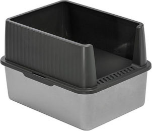 Produktbild von PETGARD Katzentoilette mit Edelstahlwanne und Kunststoffrand