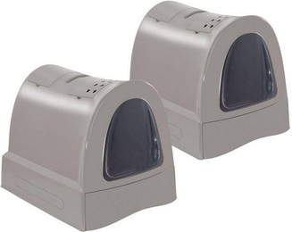 Produktbild von PETGARD Katzentoilette mit Schublade 2er-Set braun