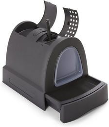 Produktbild von PETGARD Katzentoilette mit Schublade, Tragegriff und Kohlefilter - 1 Stk.