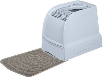 Produktbild von PETGARD Katzentoilette mit Schublade und Vorlegematte Hellblau - 1 Stk.