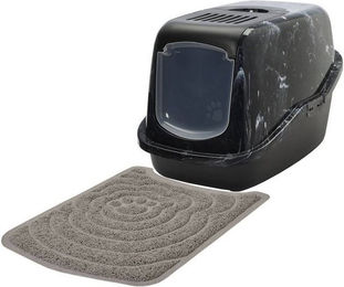 Produktbild von PETGARD Katzentoilette Nestor Haubentoilette mit Vorlegematte