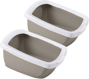 Produktbild von PETGARD Kauspielzeug Katzentoilette mit abnehmbarem Rand 2er Sparpack