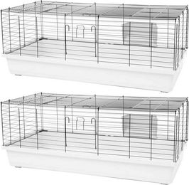 Produktbild von PETGARD Kleintierkäfig 2er Set Sammy für Hasen und Meerschweinchen