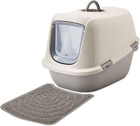 Produktbild von PETGARD Recycling Katzentoilette Leo Happy Planet mit Vorlegematte