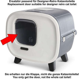 Produktbild von PETGARD Schwingklappe Ersatzteil für Designer-Retro Katzentoilette