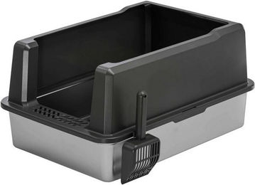 Produktbild von PETGARD XXL Katzentoilette mit Edelstahlwanne und Rand - 1 Stk.