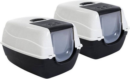 Produktbild von PETGARD XXL Katzentoilette ORLANDO 2er-Set für große Katzenrassen