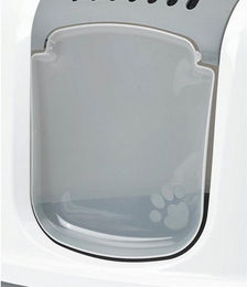 Produktbild von PETGARD Zubehörset Katzentoilette NESTOR CORNER Schwingklappe und Kohlefilter