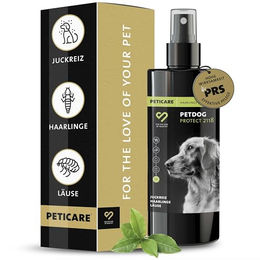 Produktbild von Peticare Anti-Läuse & Haarlinge Spray für Hunde - 250 ml