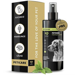 Produktbild von Peticare Anti-Läuse & Haarlinge Spray für Hunde - 100 ml