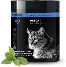 Produktbild von Peticare Detox Entgiftung Pulver für Katzen - 100 g