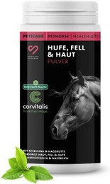 Produktbild von Peticare Ergänzungsfutter Hufe, Fell & Haut Pulver für Pferde